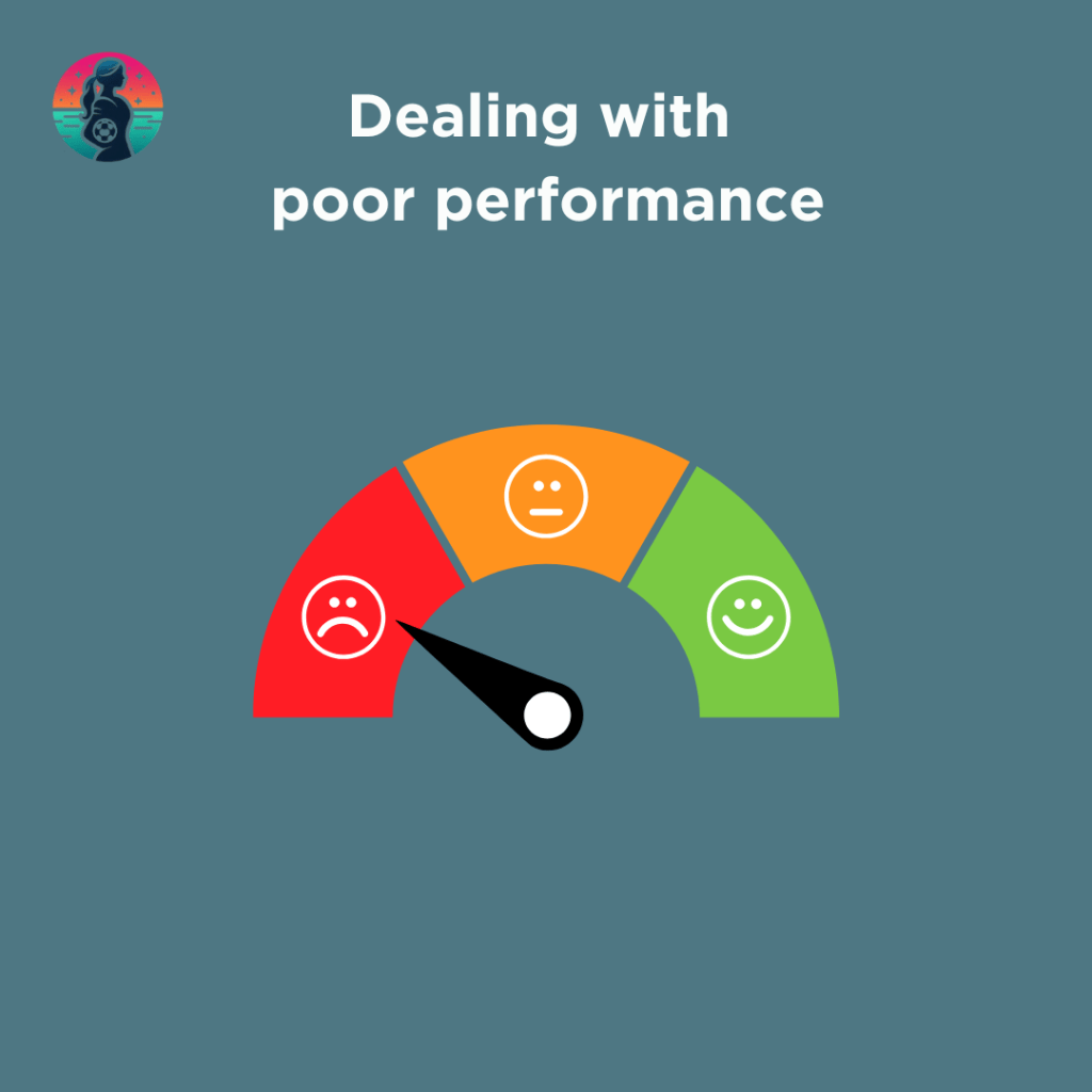 Dealing with poor performance